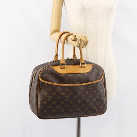 Louis Vuitton Handbags - LOUIS VUITTON Monogram Deauville Hand Bag M47270 LV Auth gh1360